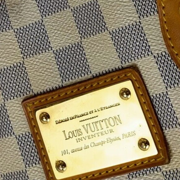 Louis Vuitton Hampstead PM White Damier Azur Tote Bag - Picture 4 of 14